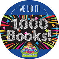 1000 Books Before Kindergarten - 1000 Badge